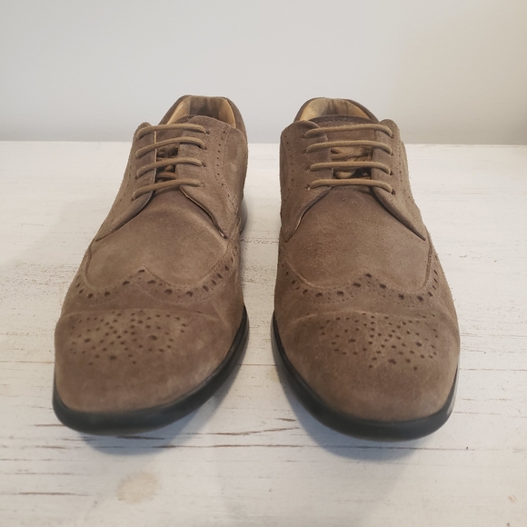 Tod's Men's DERBY Shoes Suede Oxfords Sneakers Lug Sole Lace Up Shoe Size 8.5 - Picture 2 of 8